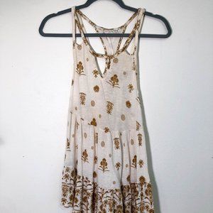 Free People Patterned Tank Top Tunic